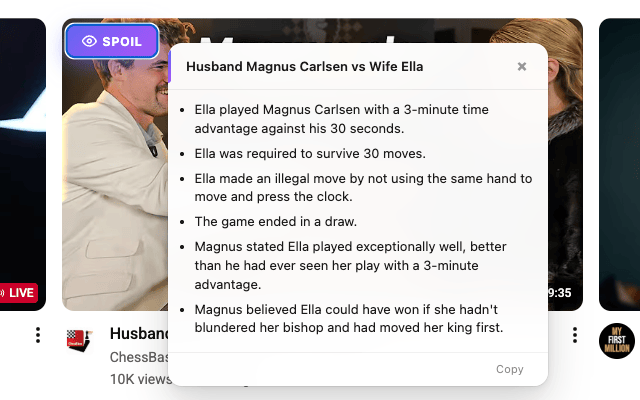 Youtube Spoiler gallery image