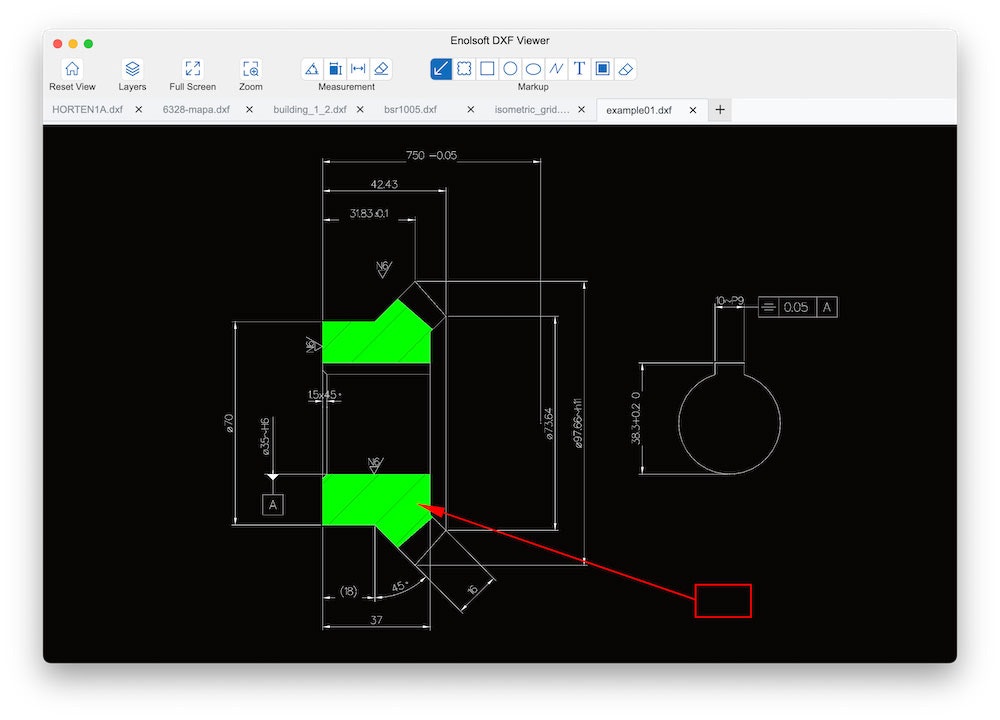 Enolsoft DXF Viewer gallery image