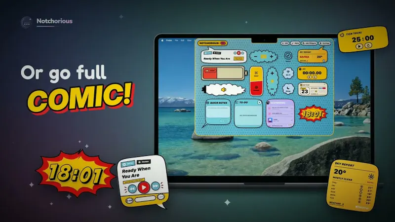 Notchorious screenshot 1 (video preview)