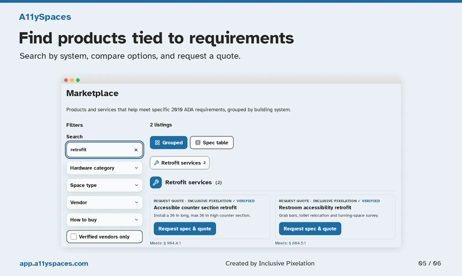 A11ySpaces screenshot 7