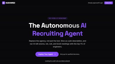 Sudohired - AI Recruiting Agent gallery image