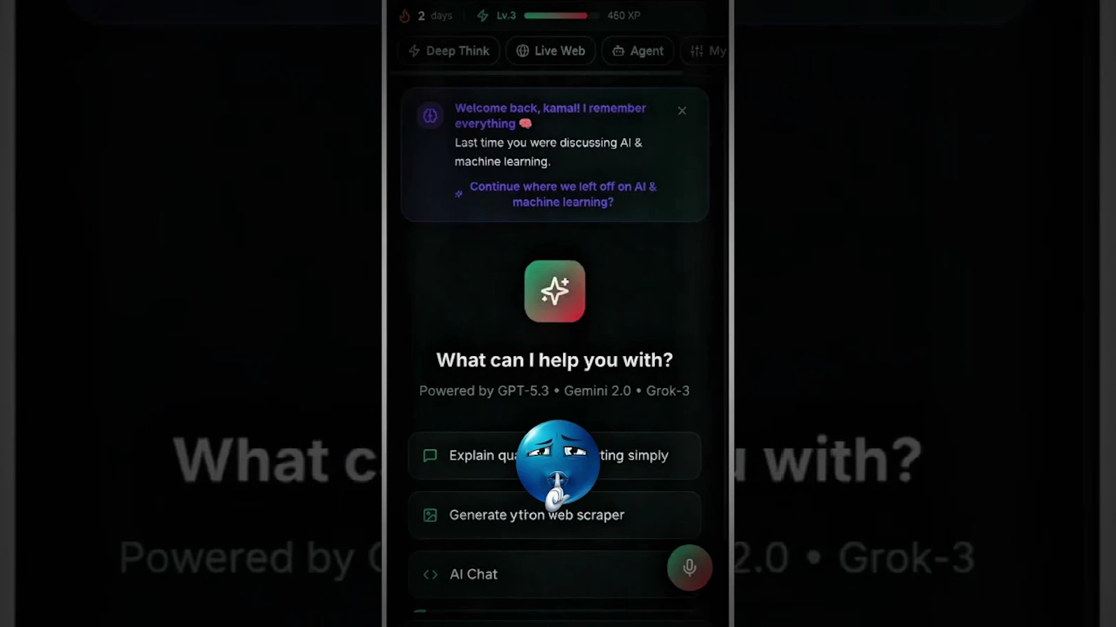 VoxtrynAI screenshot 1 (video preview)