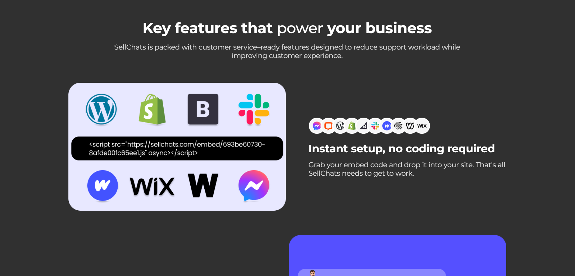 SellChats - Screenshot 4 showing product features and functionality