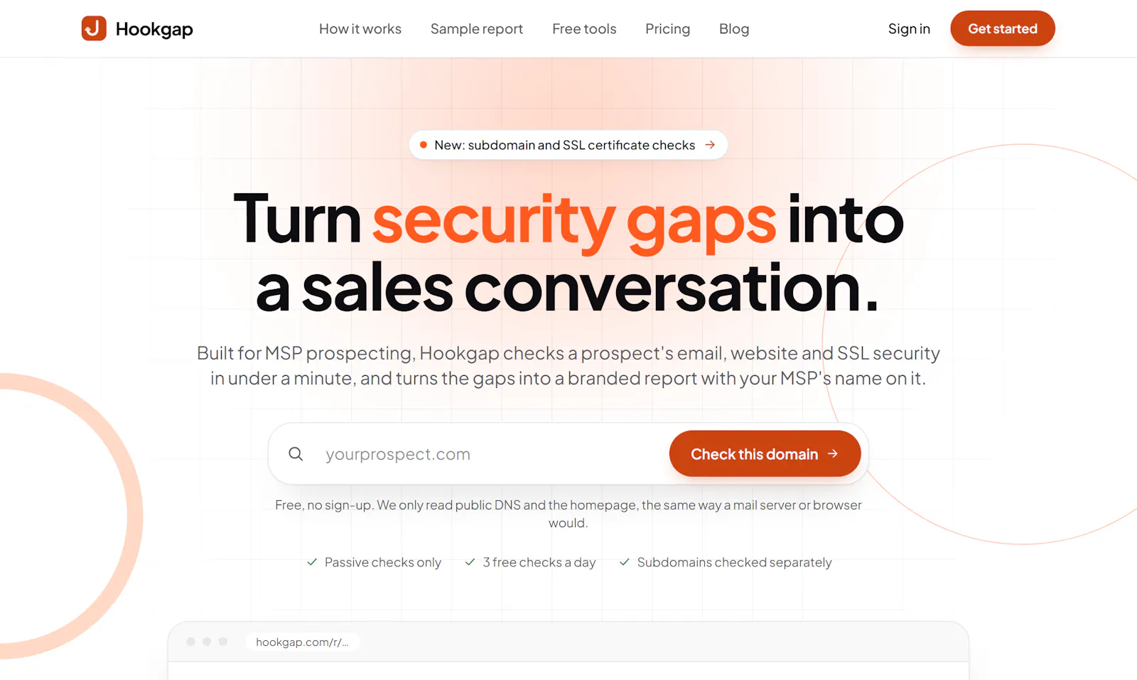 Hookgap screenshot 1