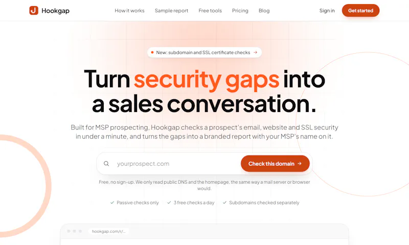 Hookgap screenshot 1