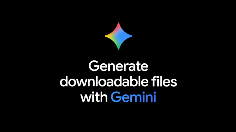 File Generation in Gemini screenshot 1
