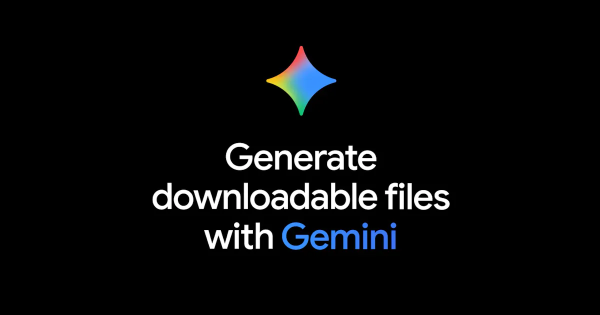 File Generation in Gemini