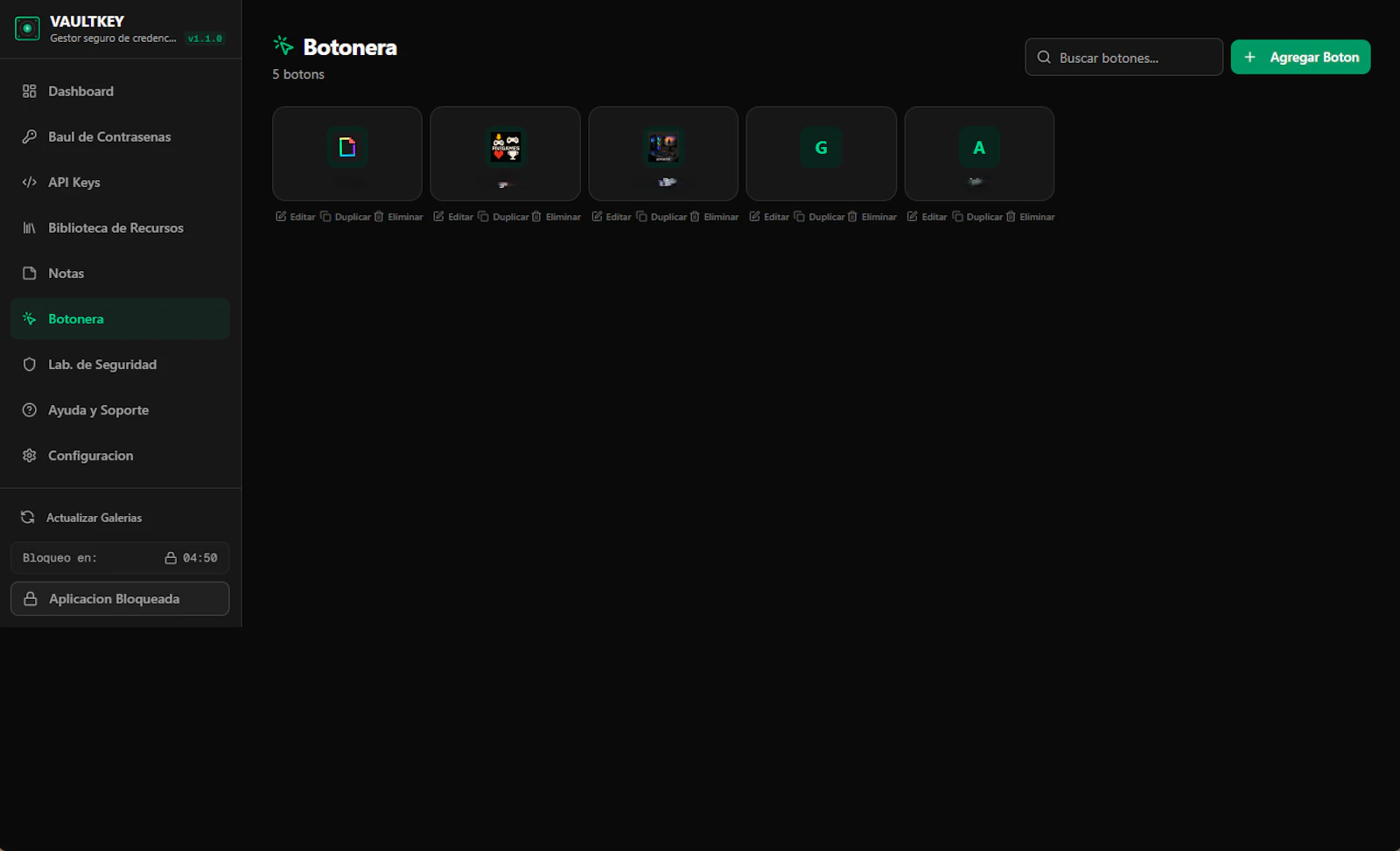 VAULTKEY screenshot 3
