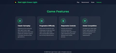 Red light green light game gallery image