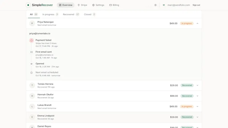 SimpleRecover screenshot 4