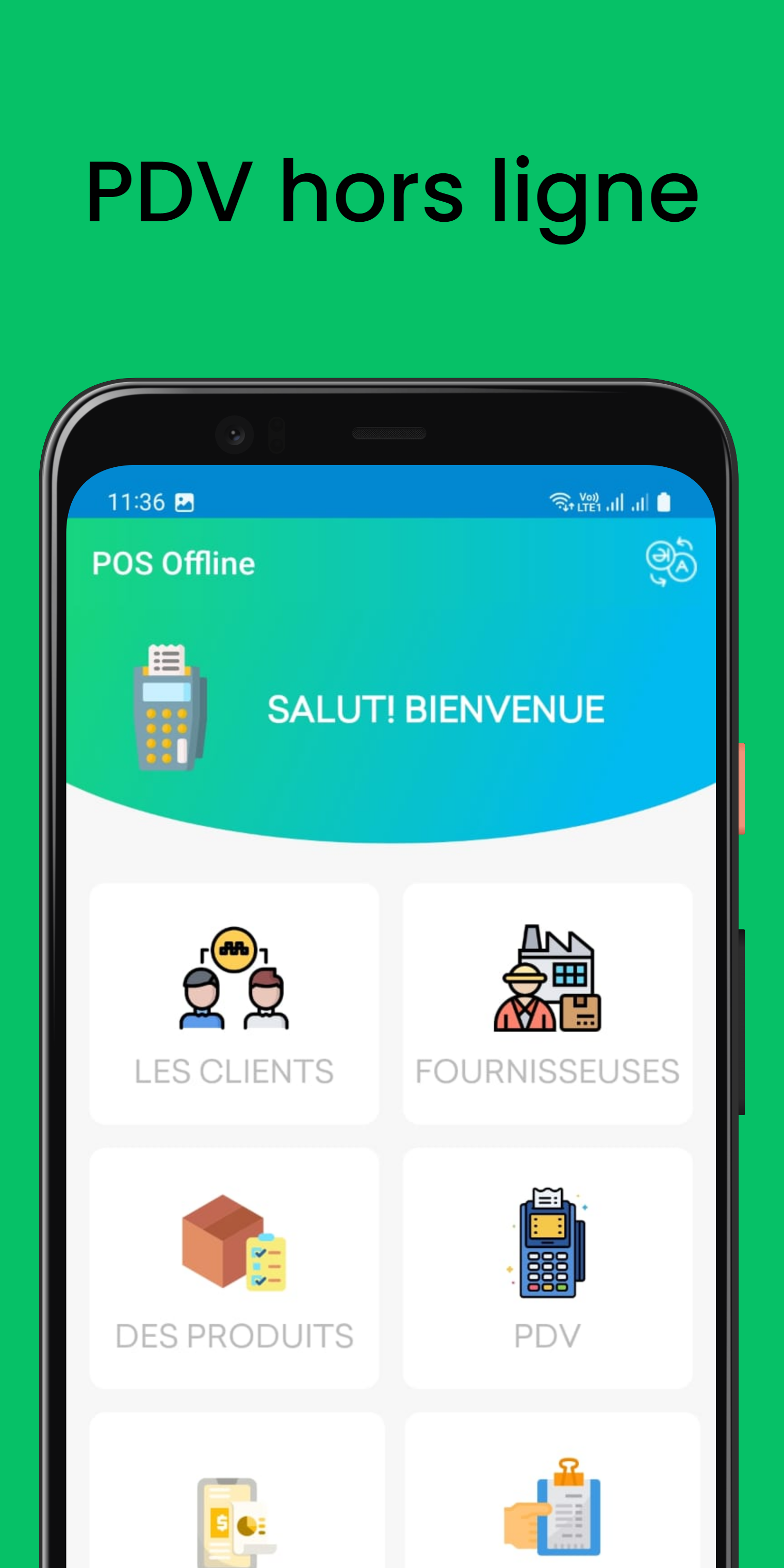 Média Pos hors ligne: imprimante Bluetooth 2