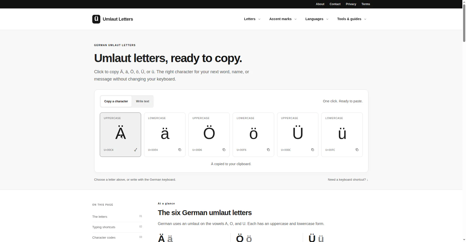 Umlaut Letters gallery image