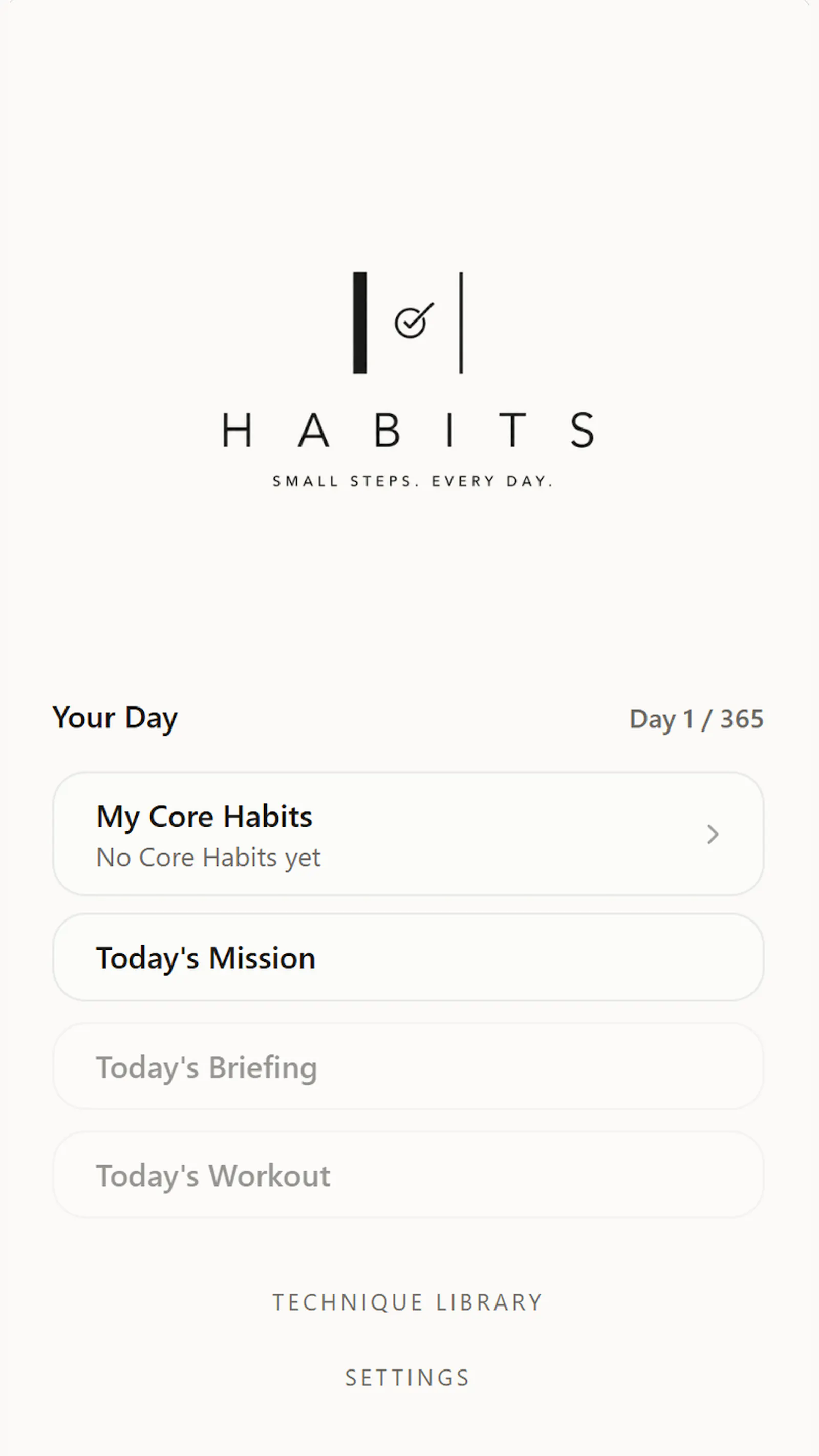 Habits: One Day at a Time screenshot 1