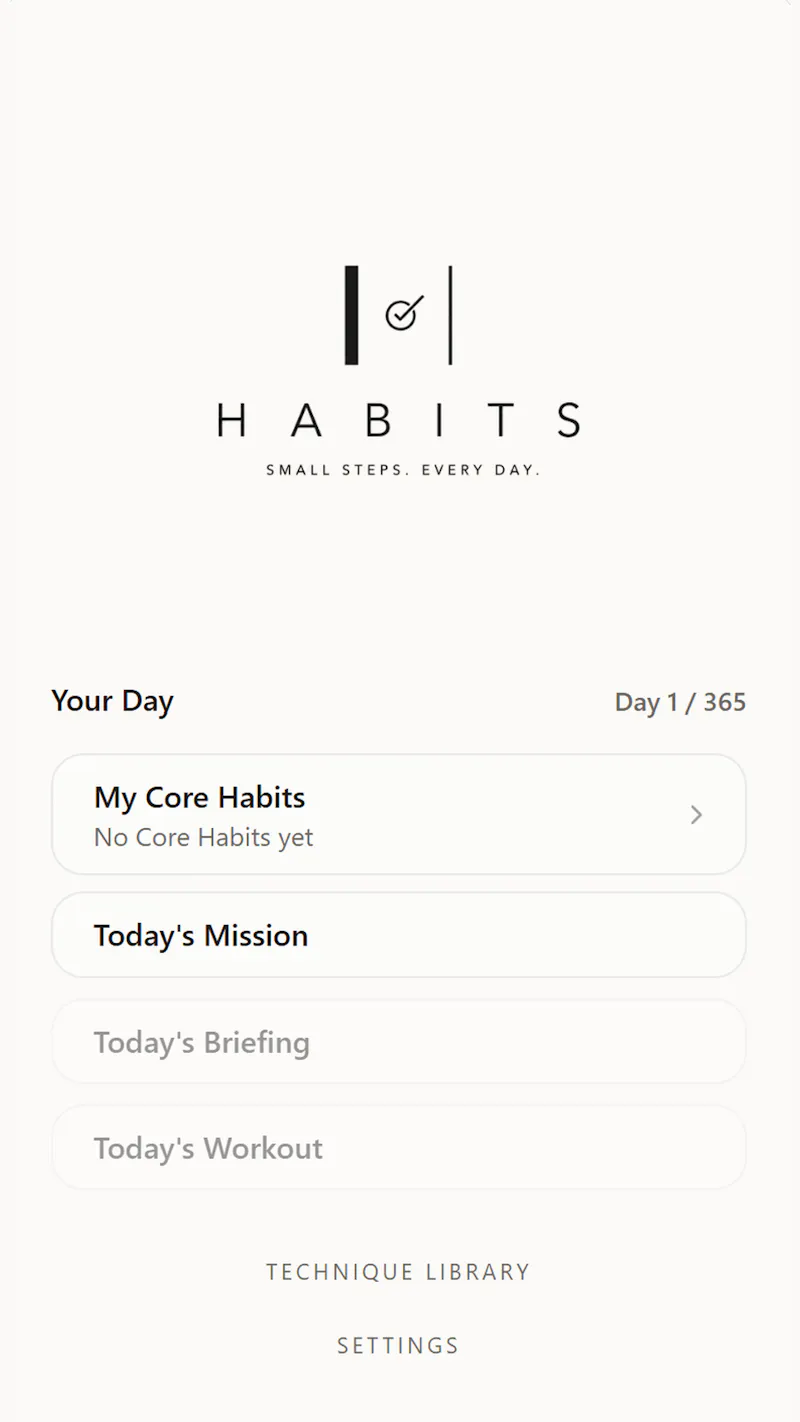 Habits: One Day at a Time screenshot 1