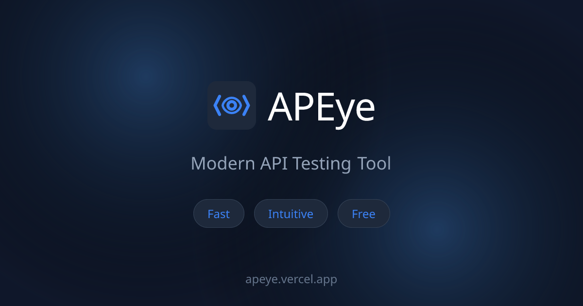 APEye - Main product screenshot demonstrating key features and user interface