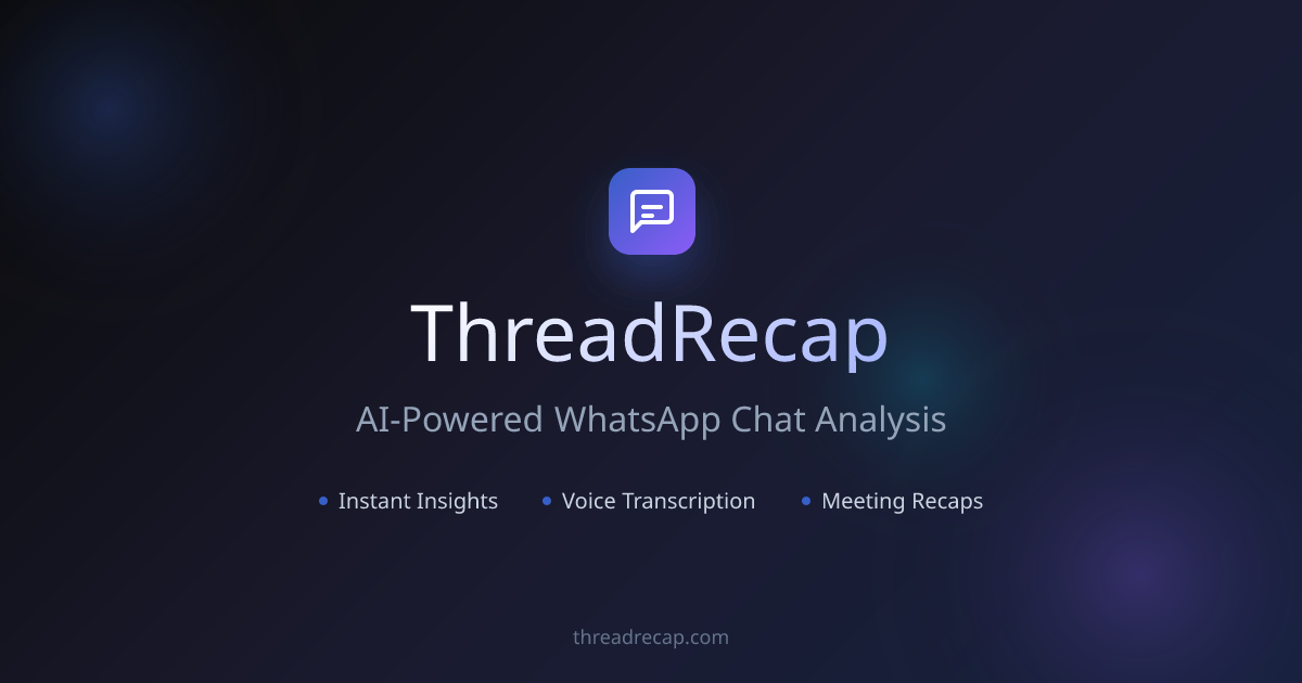 ThreadRecap - Main product screenshot demonstrating key features and user interface