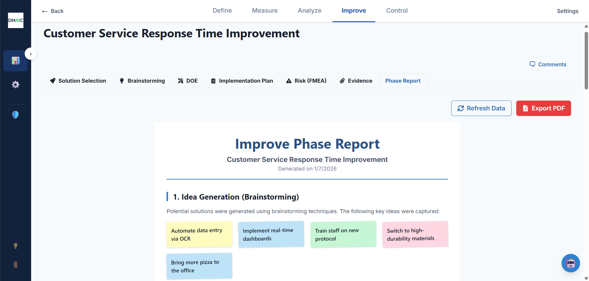 DMAIC.app gallery image