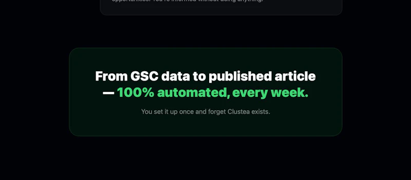Clustea screenshot 2