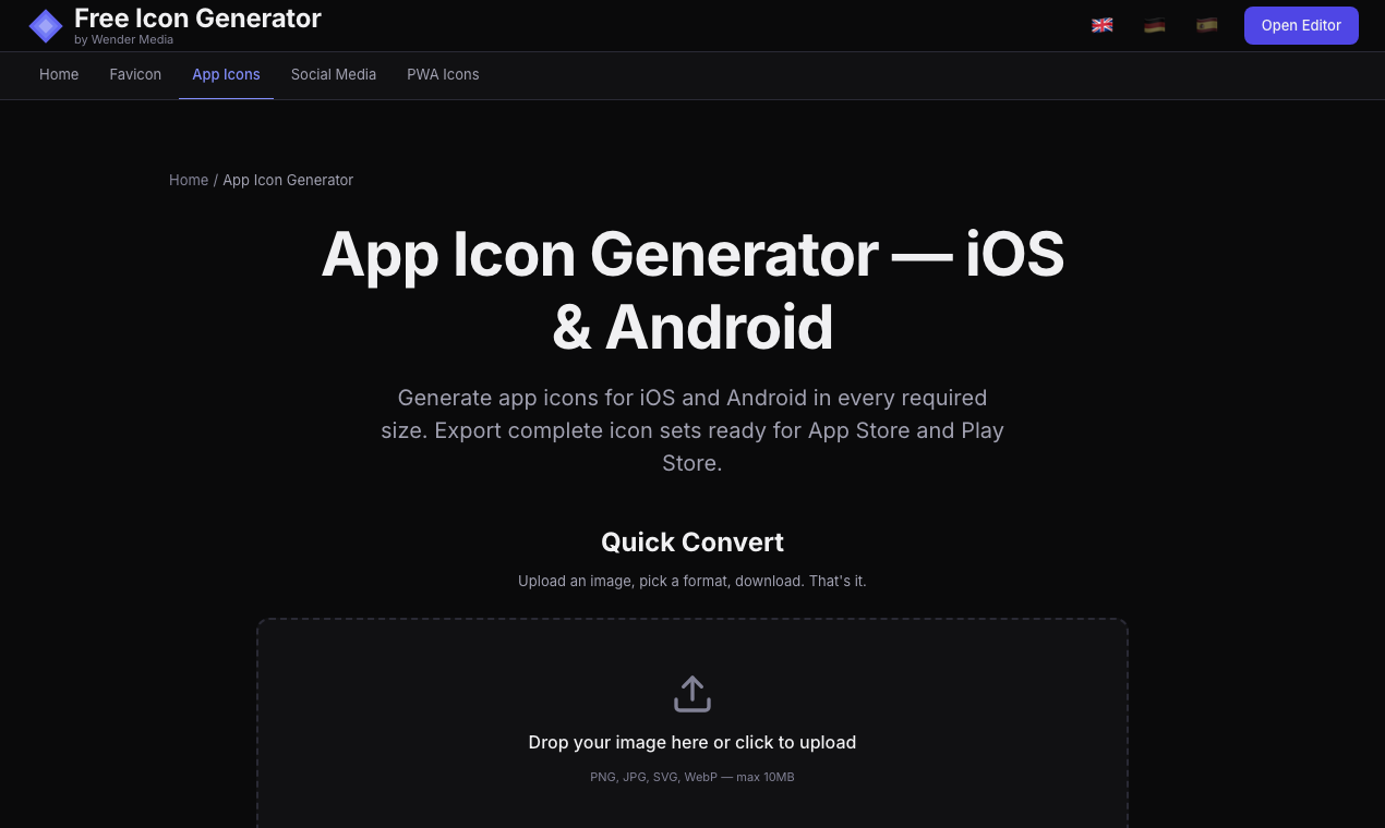 Free Icon Generator — all platforms gallery image