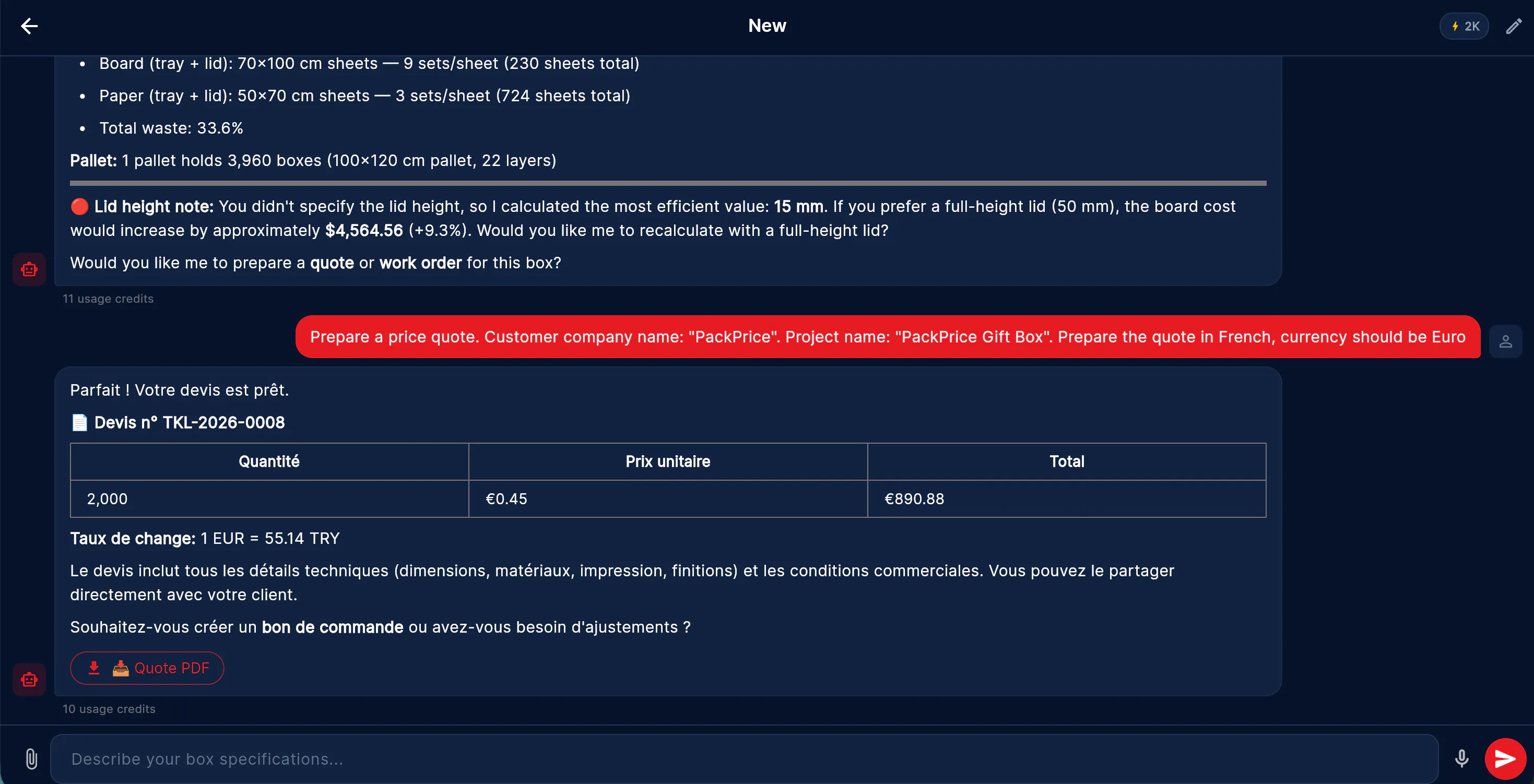 PackPrice gallery image