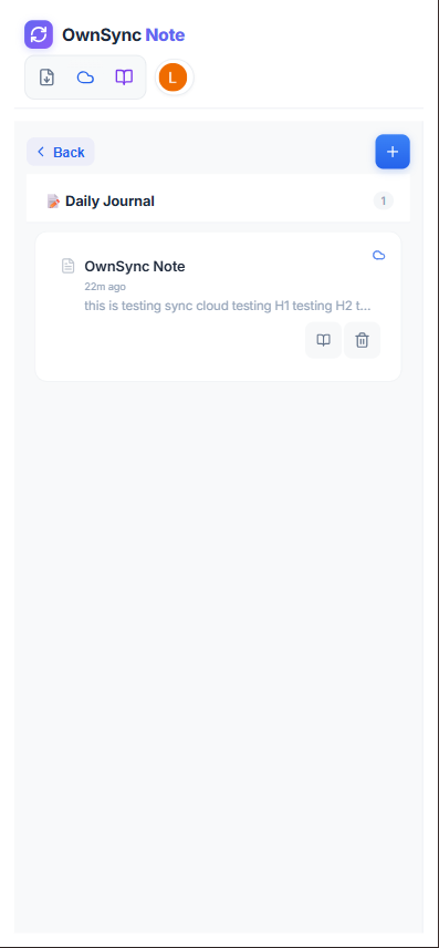 OwnSync Notes gallery image