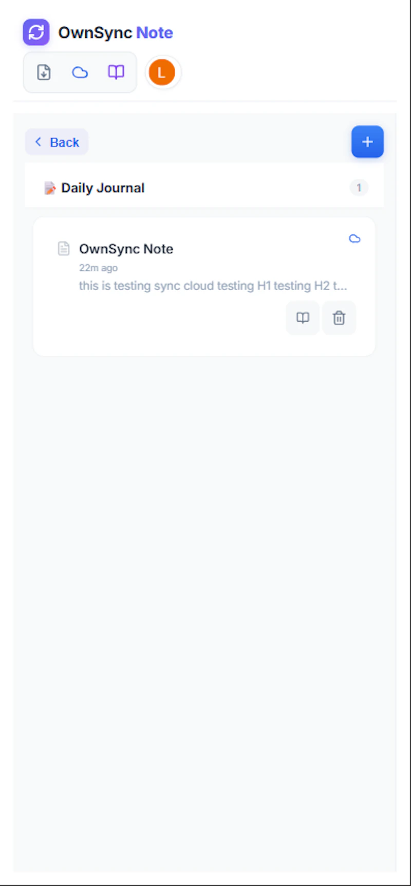OwnSync Notes screenshot 5