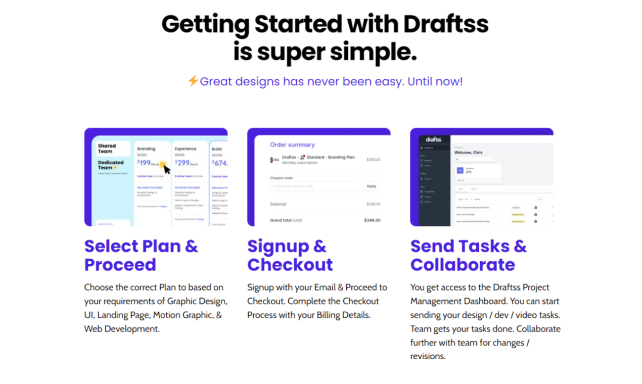 Draftss.com - Assumi un team di design e dev in abbonamento media 3