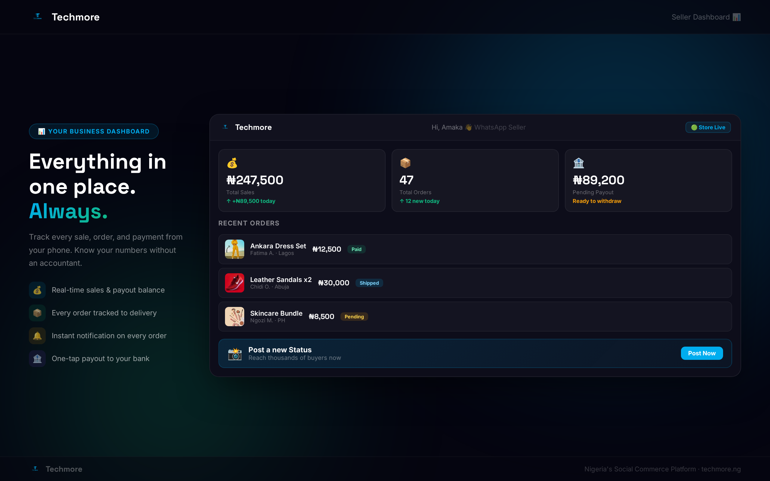 Techmore Status gallery image