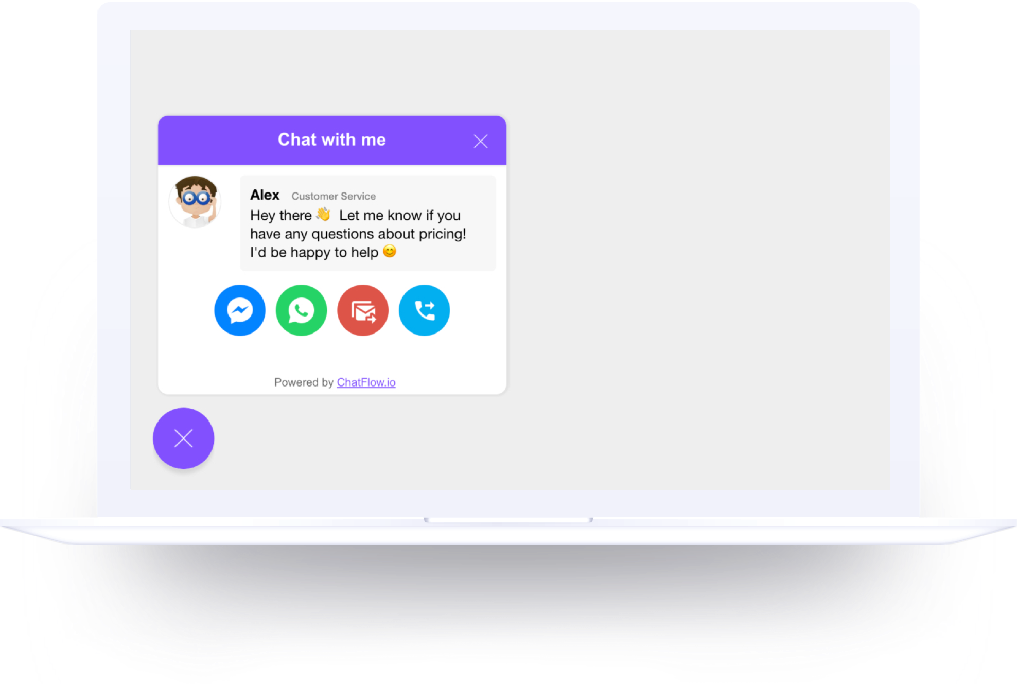 ChatFlow.io Chat Widget gallery image