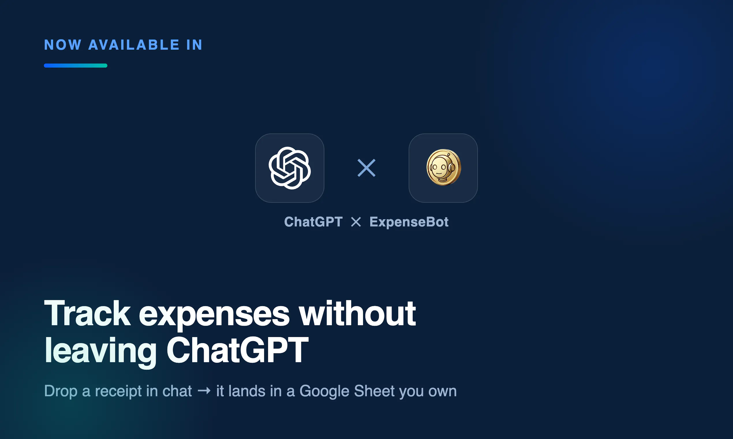ExpenseBot for ChatGPT gallery image
