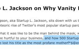 Opt In - Startup L. Jackson on Why Vanity Metrics Suck media 2