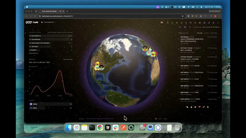 Dashi Metrics screenshot 1 (video preview)