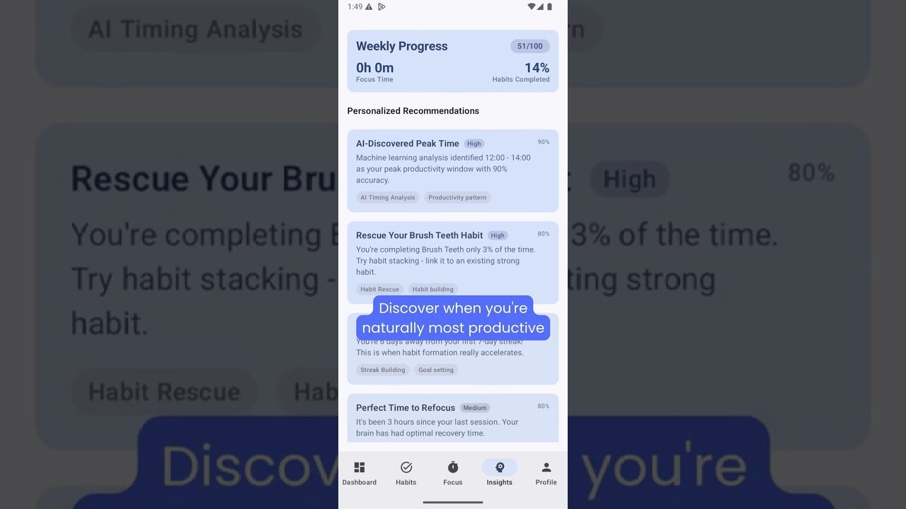 ZenTrack - AI Habit & Focus Tracker gallery image