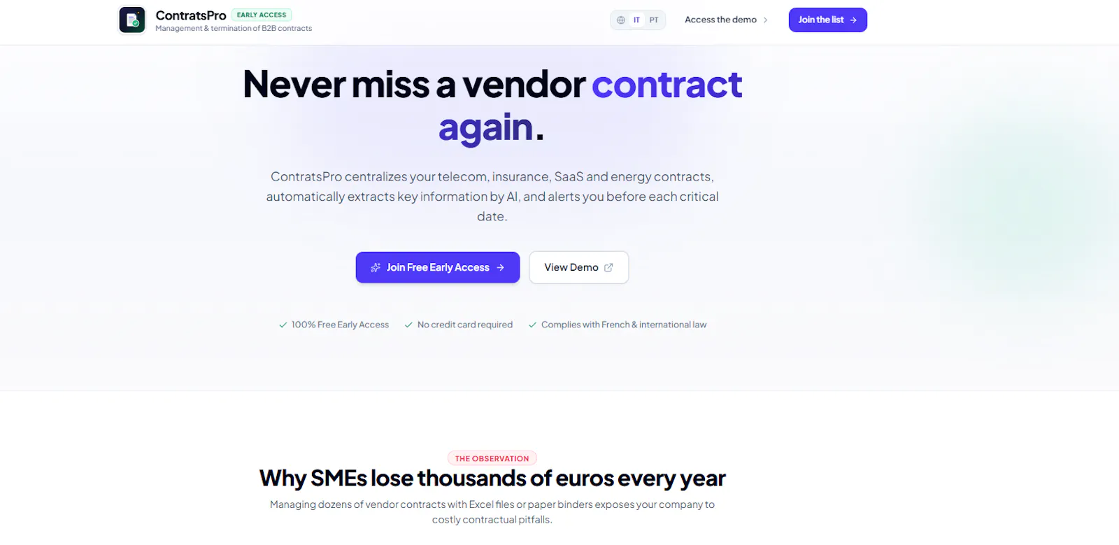 ContratsPro B2B screenshot 2