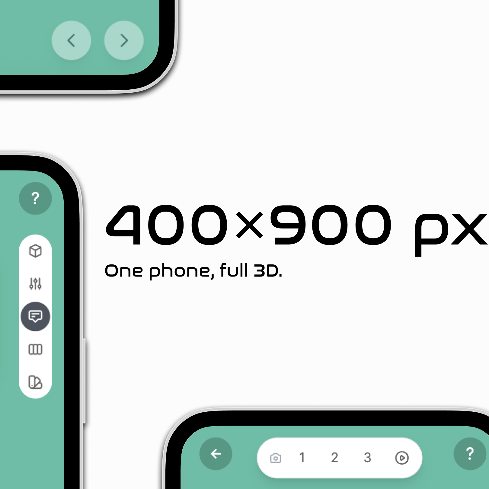 3Dノート2.0 - ポケットサイズの3Dピッチ - 任意の画面にクライアントを整えますメディア1