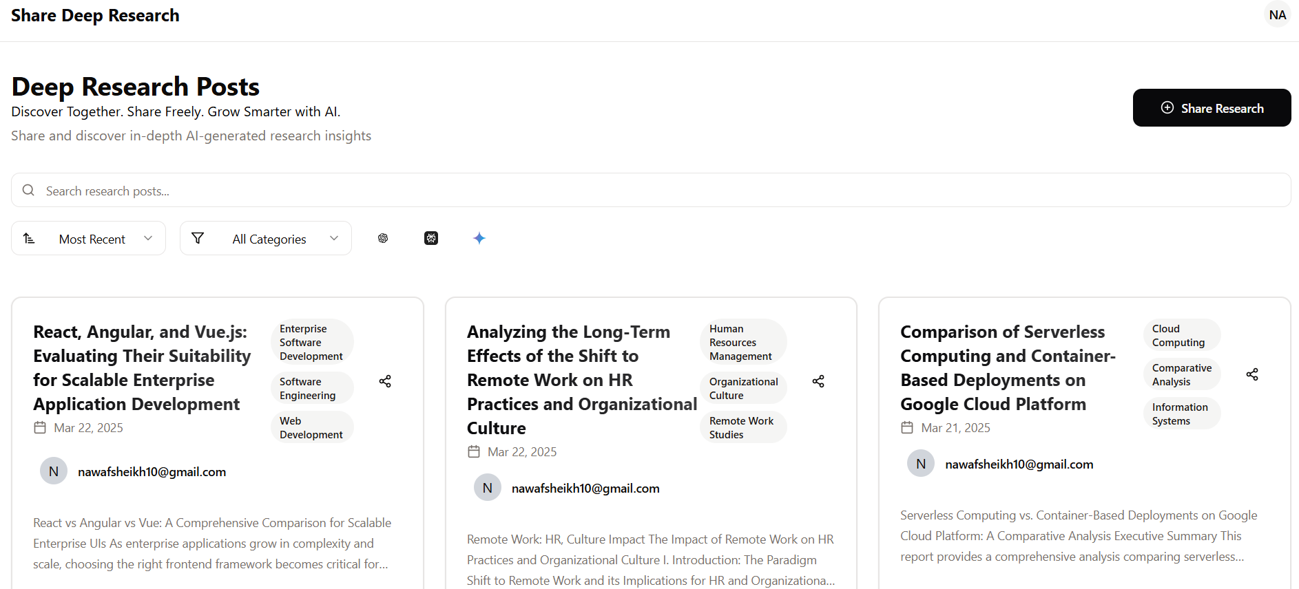 Share Deep Research gallery image