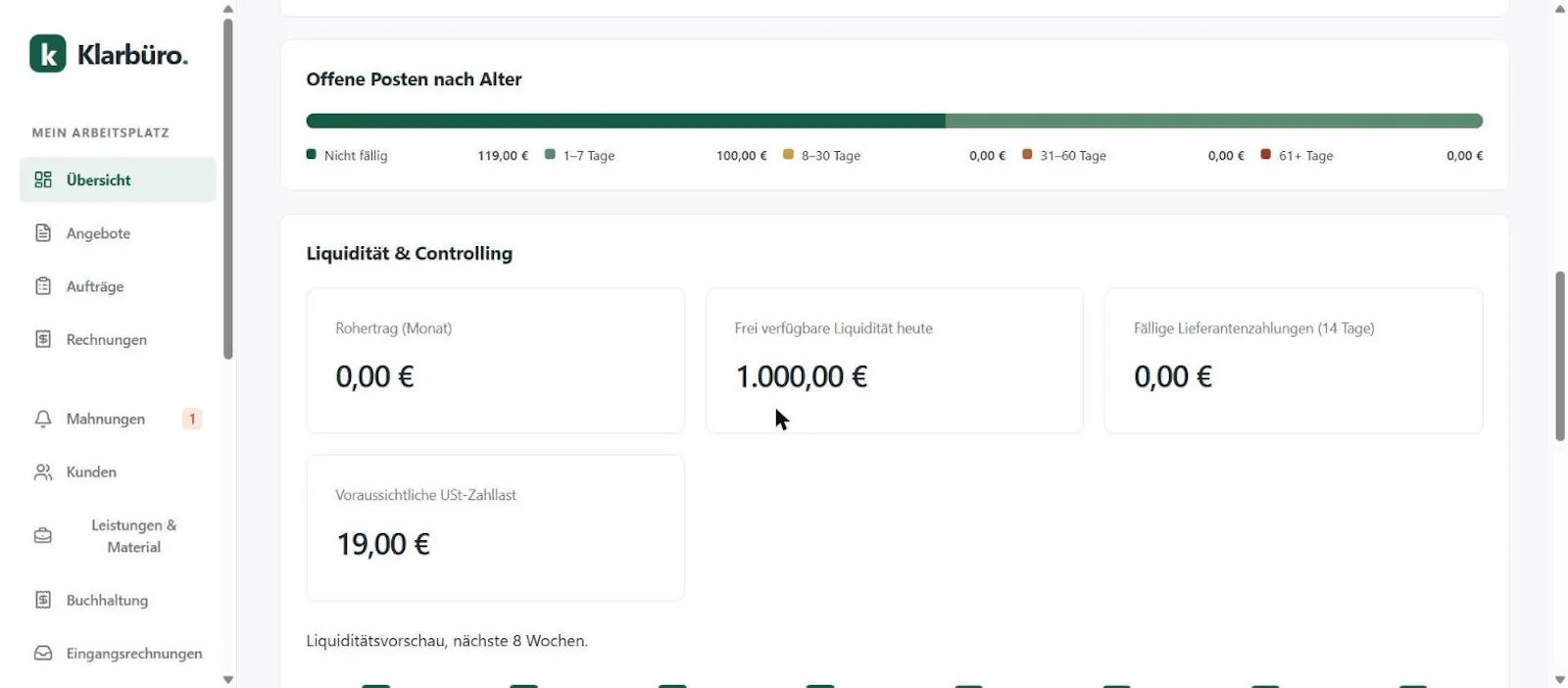 Klarbüro screenshot 5