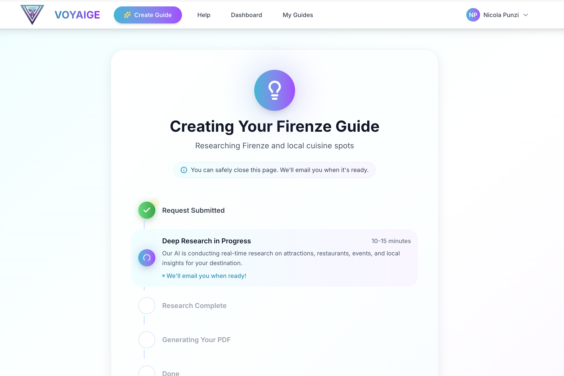 Voyaige - AI-powered city travel guides gallery image