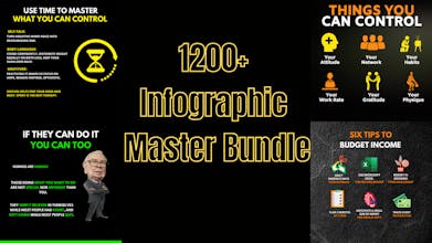 Infographic Master Bundle: 1200+ PNGs gallery image