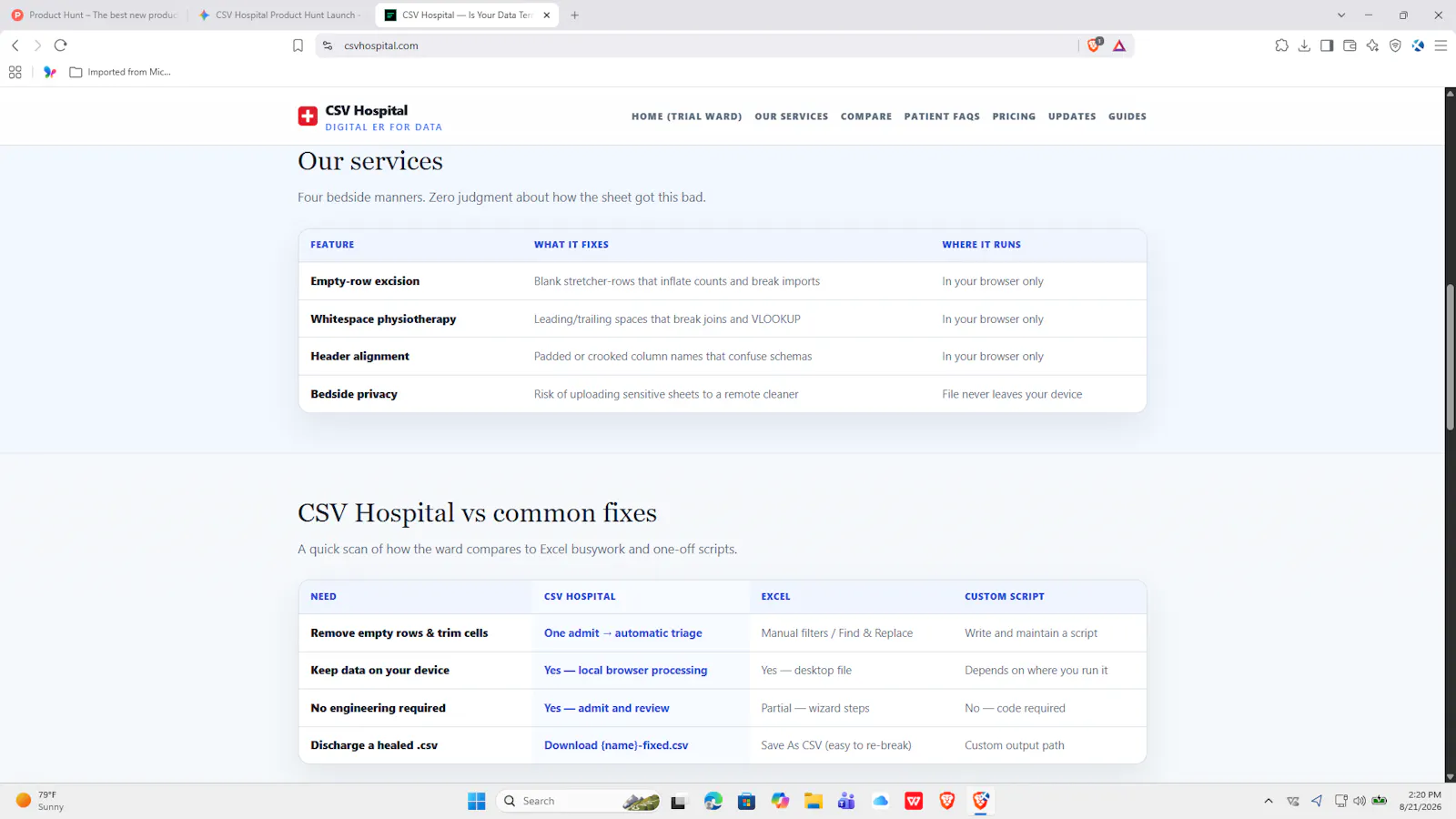 CSV Hospital screenshot 3