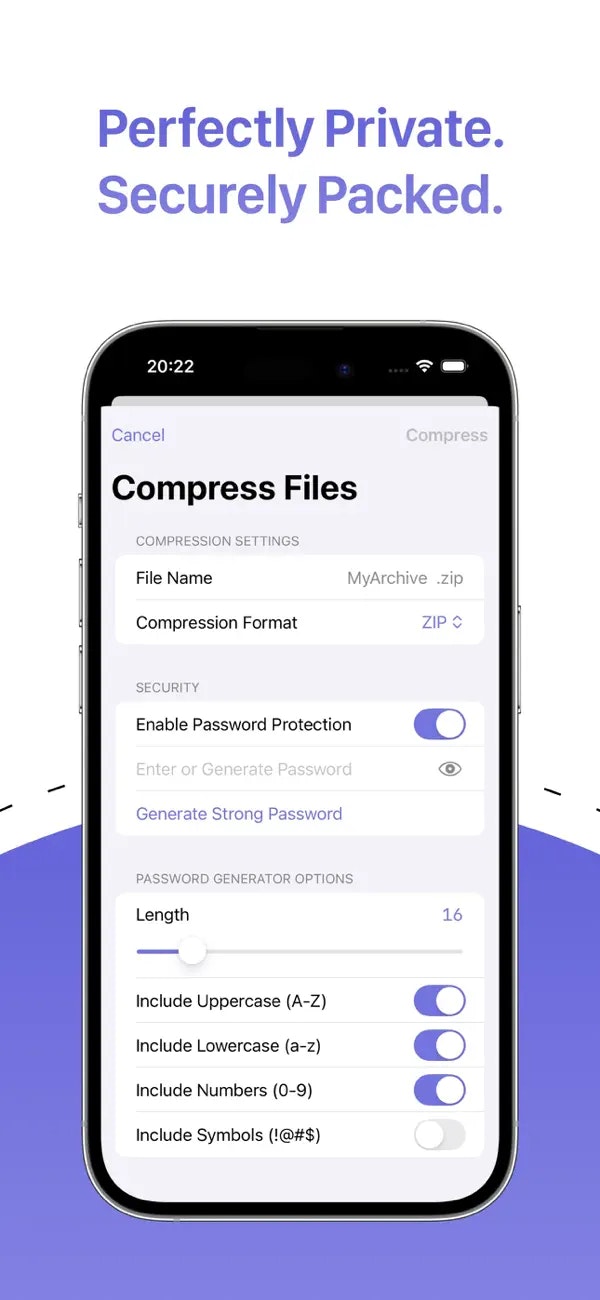 SmartZip Pro: ZIP, RAR & 7Z - Screenshot 3 showing product features and functionality