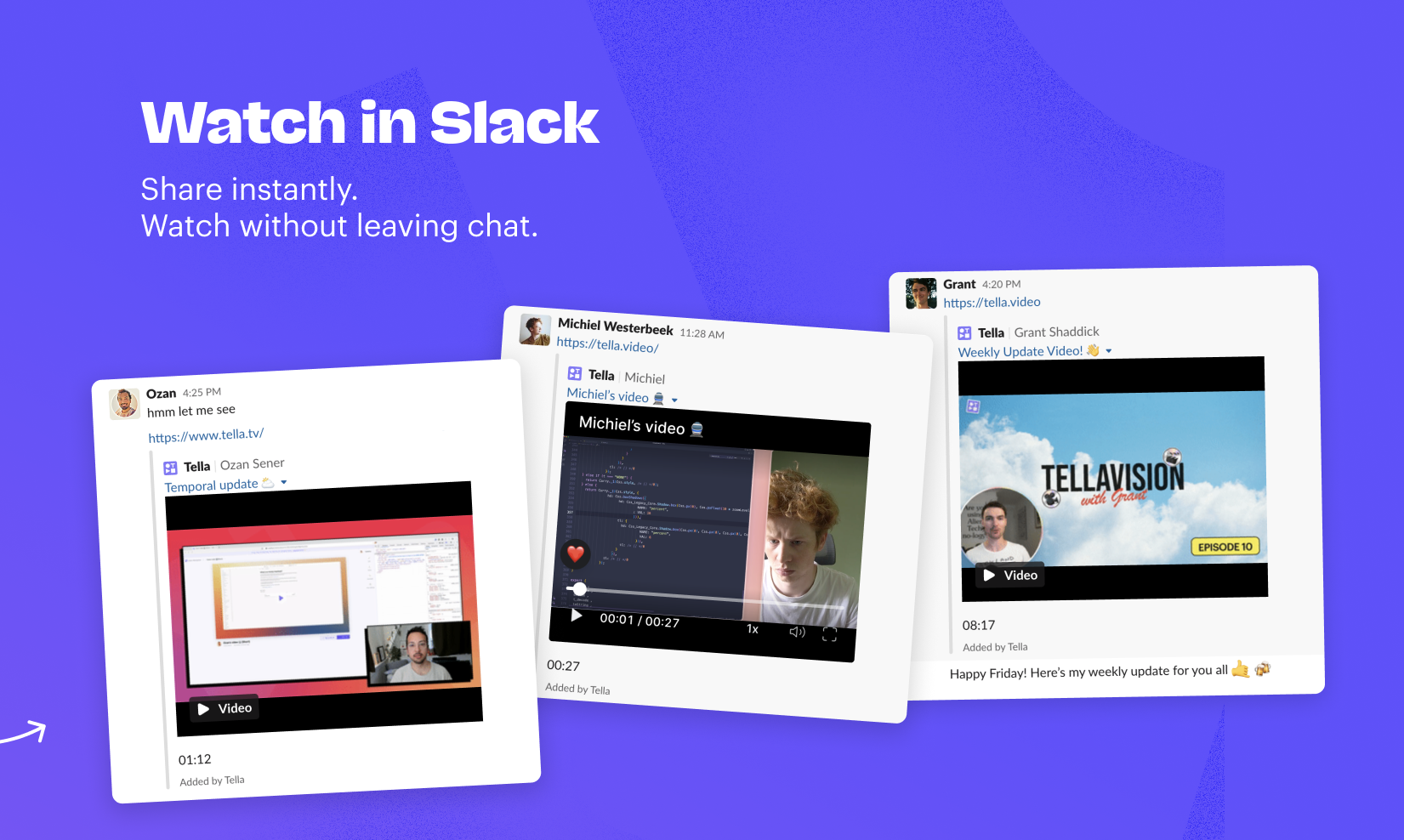 Tella para Slack media 5