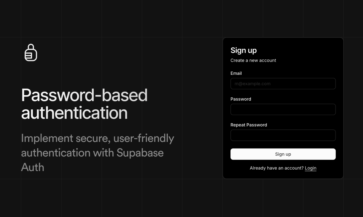وسائط مكتبة UI Supabase - مكونات إسقاط على أساس Shadcn/ui وعملية Supabase 3