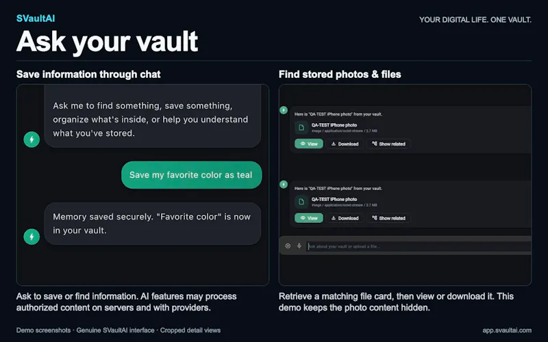 SVaultAI screenshot 3