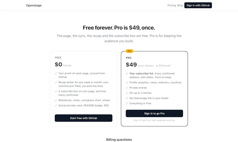 Openstage screenshot 4