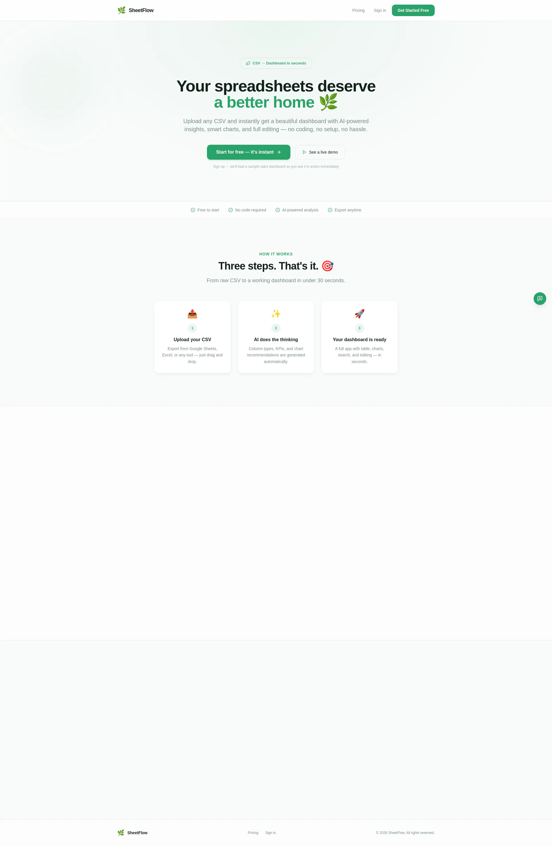 Banner del producto SheetsFlow