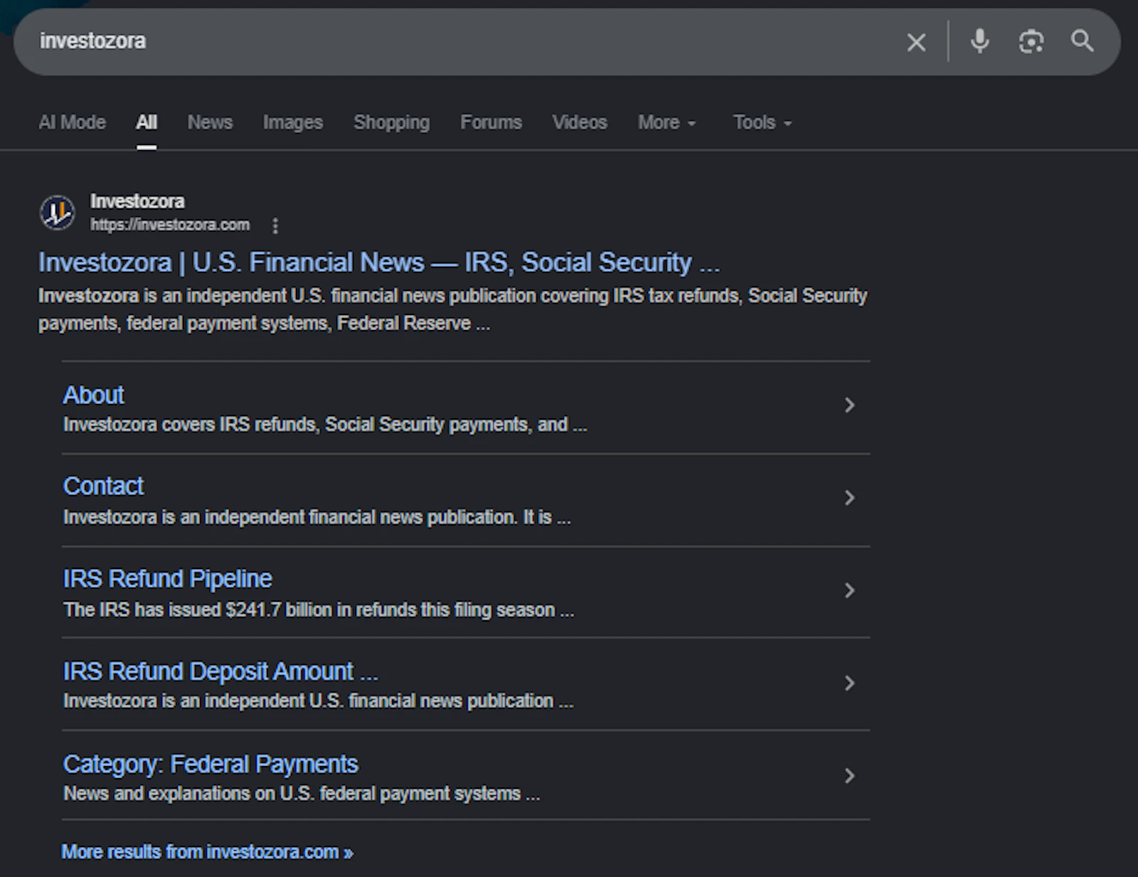 Investozora screenshot 2