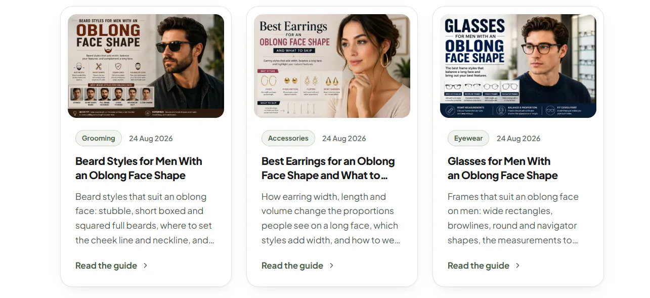 Oblong Face Shape gallery image
