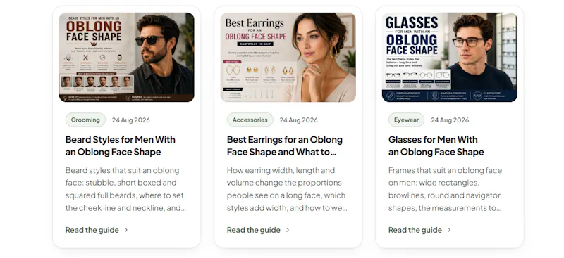 Oblong Face Shape screenshot 4