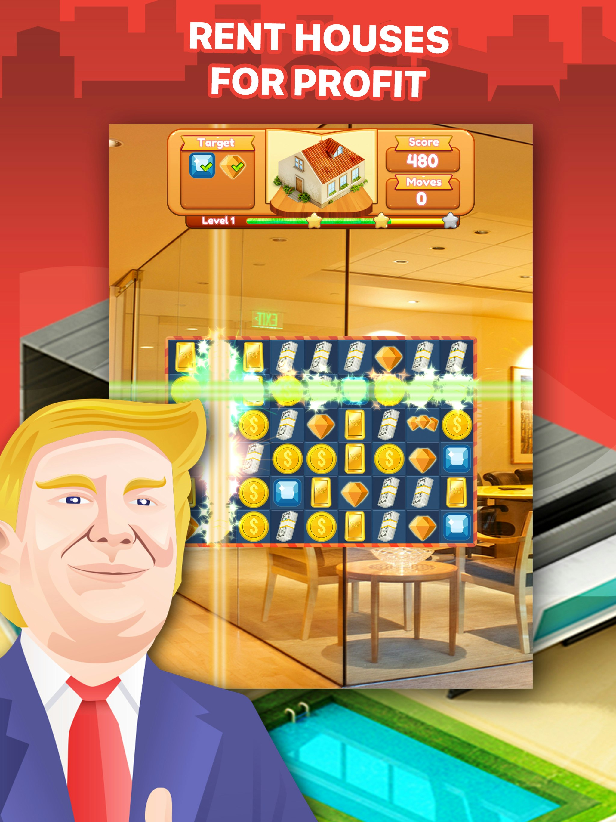 Donald's Domination - Build your Empire in Match 3 gallery image